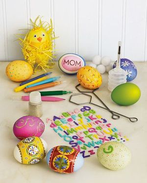 Tojásfestés és tojásdíszítés gyerekekkel