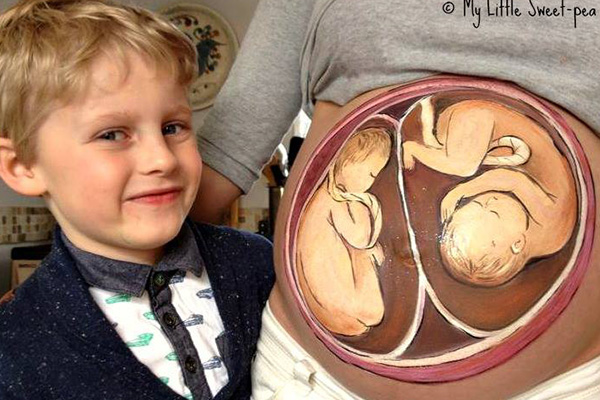 Pocakfestés kismamáknak - Fotókon a legújabb trend a babavárás alatt