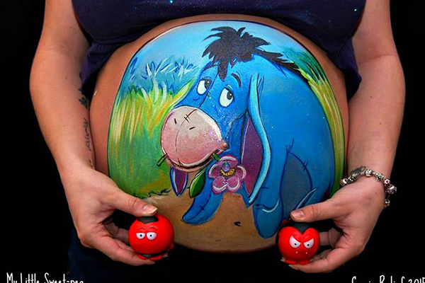 Pocakfestés kismamáknak - Fotókon a legújabb trend a babavárás alatt