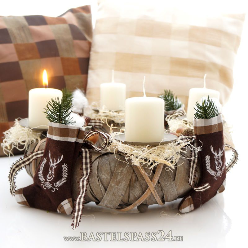 Fotók: 20 gyönyörű adventi koszorú házilag - Készítsd el a gyerekekkel!