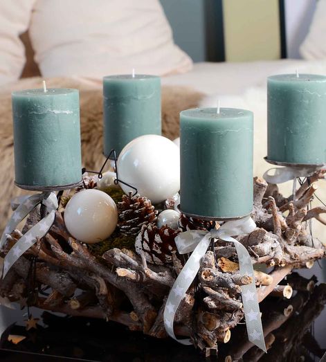 Fotók: 20 gyönyörű adventi koszorú házilag - Készítsd el a gyerekekkel!