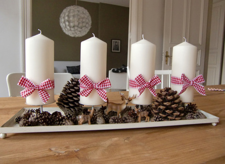 Fotók: 20 gyönyörű adventi koszorú házilag - Készítsd el a gyerekekkel!