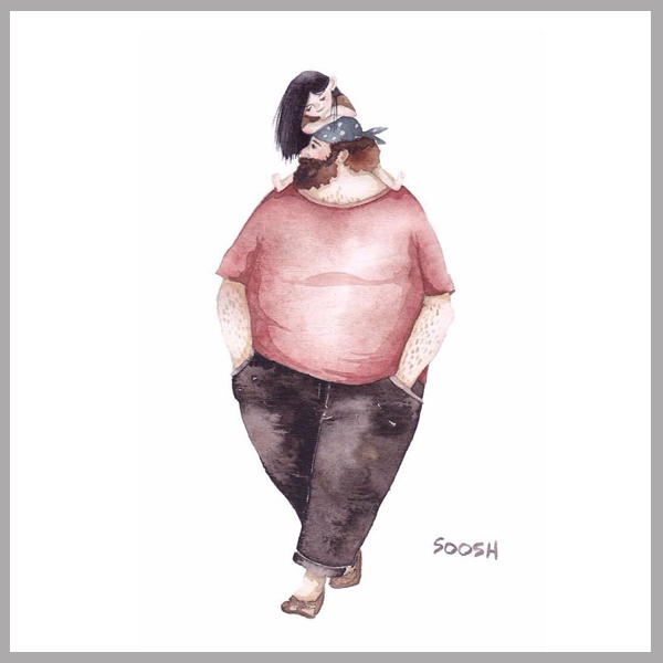 Így szeretik az apukák a kislányukat! 10 szívmelengető rajz, ami tökéletesen megmutatja, milyen a jó apa-lánya kapcsolat 