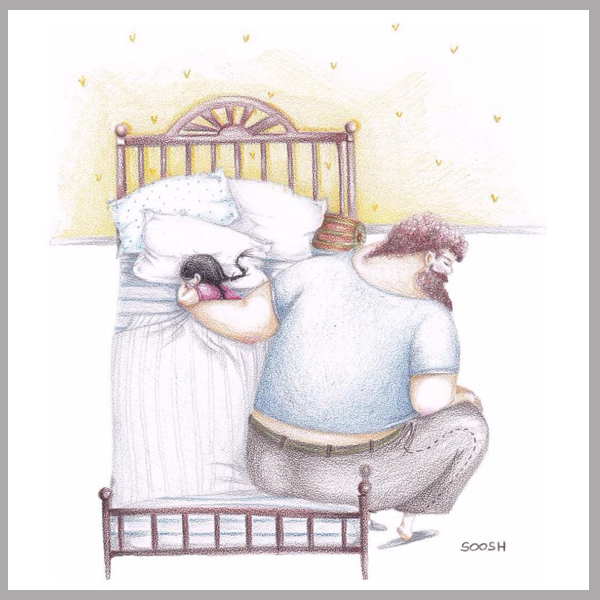 Így szeretik az apukák a kislányukat! 10 szívmelengető rajz, ami tökéletesen megmutatja, milyen a jó apa-lánya kapcsolat 