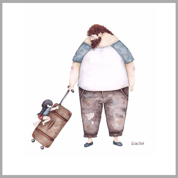 Így szeretik az apukák a kislányukat! 10 szívmelengető rajz, ami tökéletesen megmutatja, milyen a jó apa-lánya kapcsolat 