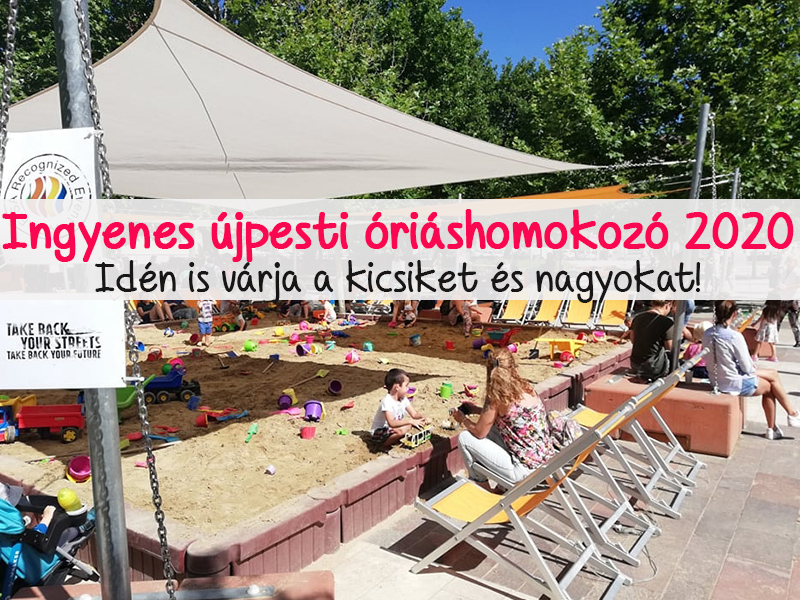 Ingyenes újpesti óriáshomokozó 2020: Ide vidd el a gyereket a nyári szünetben, imádni fogja! - Milyen játékokkal várnak?