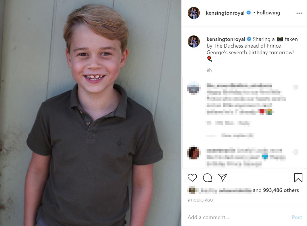 Fotók: 7 éves lett György herceg! - Katalin és Vilmos legnagyobb gyermeke egyre jobban hasonlít az apukájára