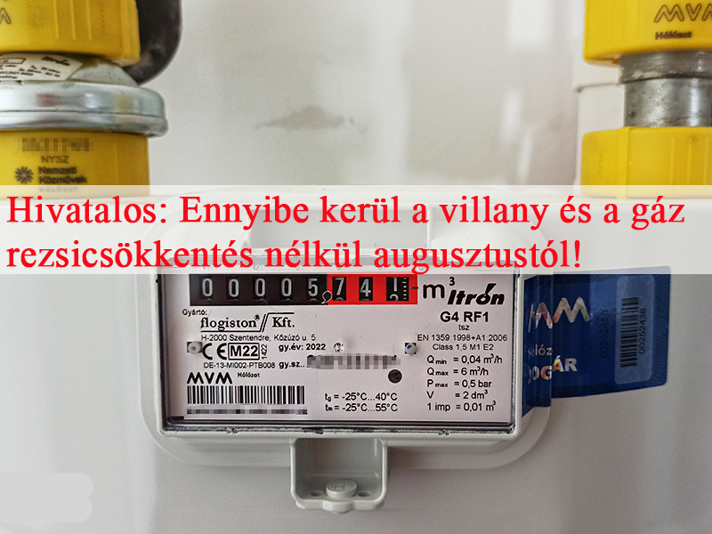 Közzétette a kormány: Így változik az áram és a gáz ára, ha átlagon felül fogyasztasz! - Mennyivel lesz több a rezsi?