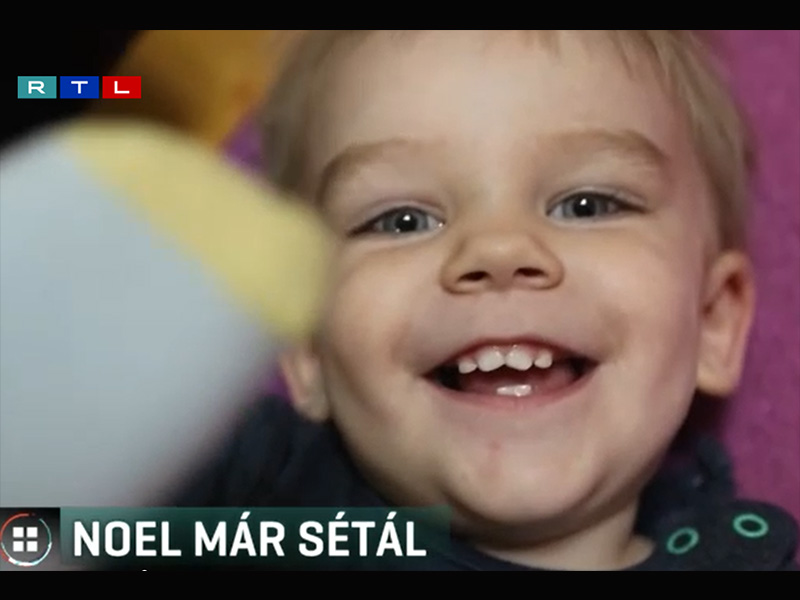 Sosem felejtem el, hogy azt kiabálta: Tudok járni! - Így fejlődik napról napra az SMA-s Noel, aki megkapta a Zolgensma-kezelést