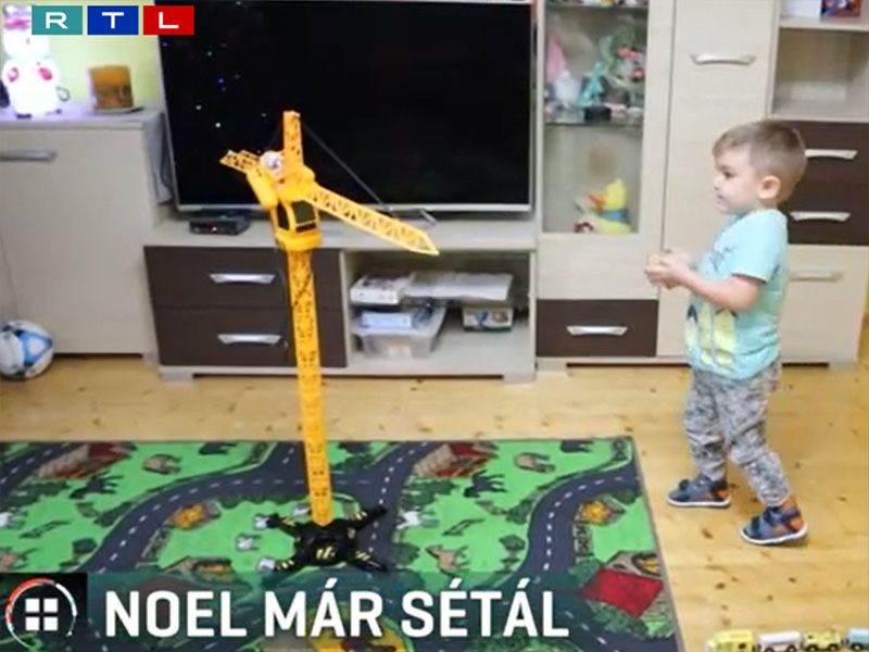Sosem felejtem el, hogy azt kiabálta: Tudok járni! - Így fejlődik napról napra az SMA-s Noel, aki megkapta a Zolgensma-kezelést