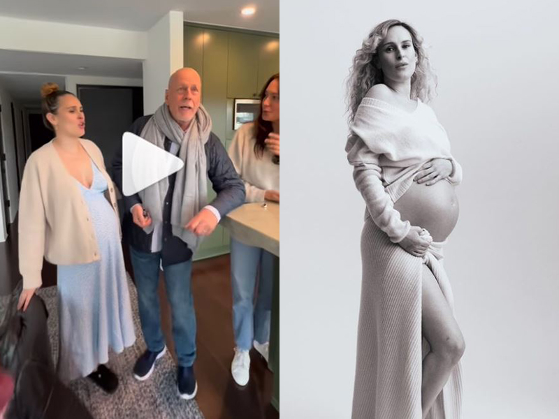 Nagyszülő lett Bruce Willis és Demi Moore! Megszületett Rumer Willis kislánya - Fotót is mutatott a csöppségről